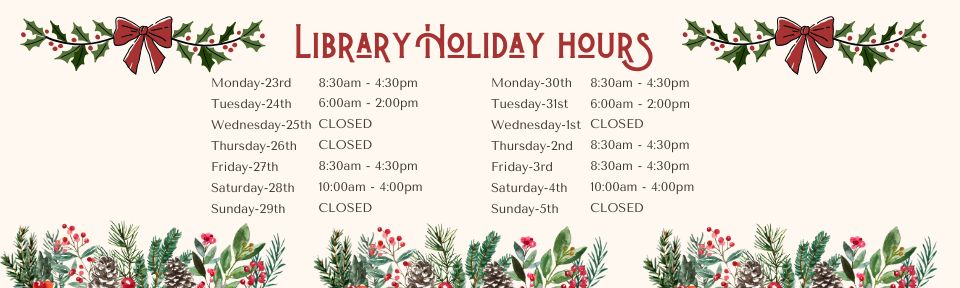 Holiday hours (960 x 288 px)