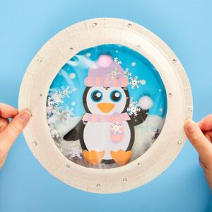 Paper Plate Snow Globe Ages: 4-9 Time: 11:00- 12:00 pm